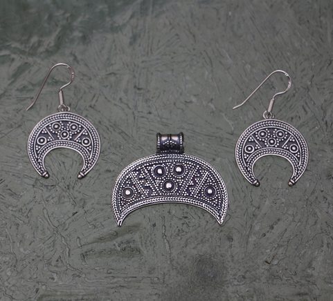 LUNITSA - GREAT MORAVIAN SILVER SET AG 925