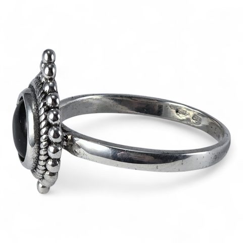 ANTONIA, RING, CZECH MOLDAVITE, SILVER 925