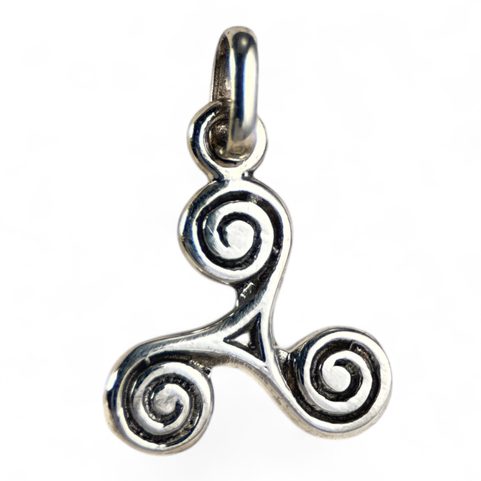 CELTIC TRISKEL - SMALL SILVER PENDANT