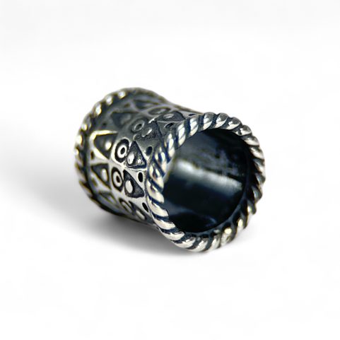 BAGUE DE BARBE VIKING, ARGENT STERLING