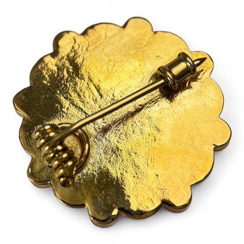 BOUCLE LOMBARDE / BROCHE, BRONZE, XVIE SIÈCLE