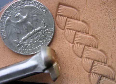 BRAID, LEATHER STAMP