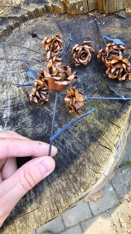 PRAGUE FORGED ROSE - PUGET OF THREE ROSES