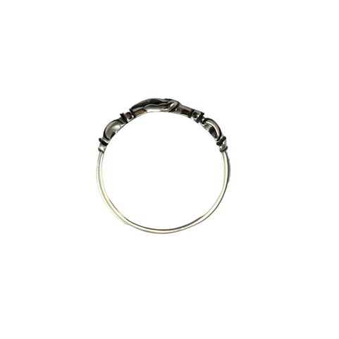 BAGUE D'AMITIÉ - BAGUE FEDE, MITLALTERLICH, ARGENT 925/1000