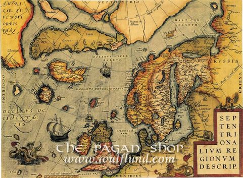 NORTHERN EUROPE, HISTORICAL MAP, REPLICA