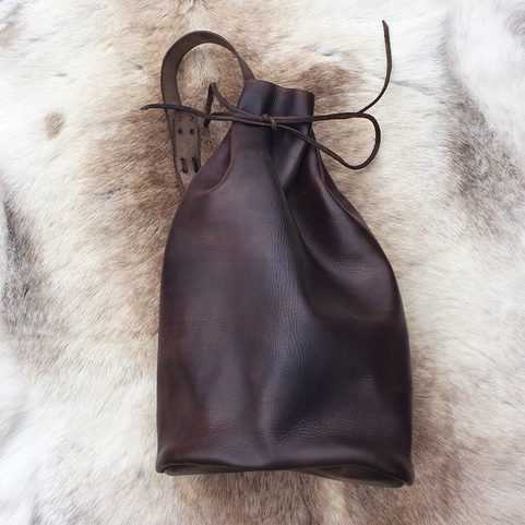 SAC EN CUIR MÉDIÉVAL - KNAPSACK - GOTHIC RUCKSACK