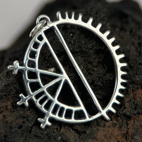 BEAIVI AND MANO, SUN AND MOON, SAMI PENDANT, SILVER 925