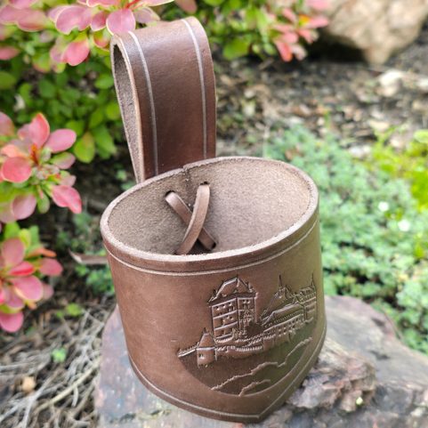 CARLSTEJN PORTE-CORNES EN CUIR