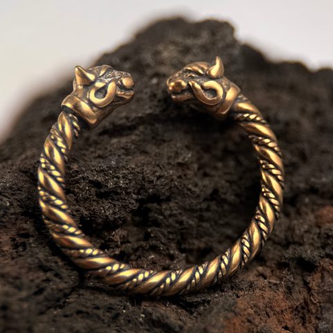 CAT, RING, BRONZE