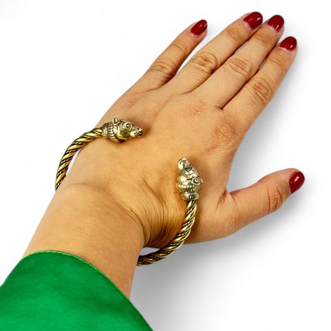 BERSERKER, BEAR, BRASS BRACELET