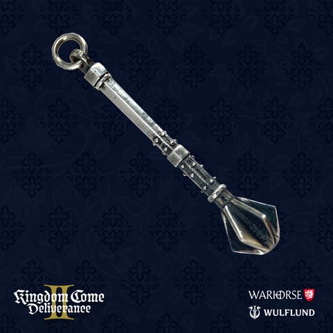 JAN ZIZKA'S MACE, PENDANT, KINGDOM COME: DELIVERANCE II, SILVER 925/1000