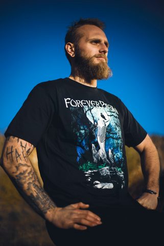 FOREVER PAGAN, HERREN-T-SHIRT FARBIG, NAAV