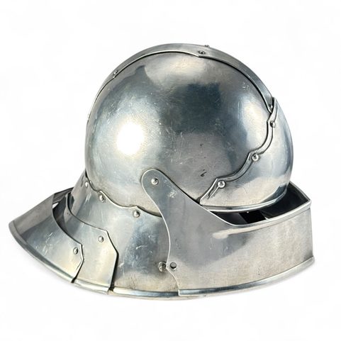 GERMAN SALLET, MEDIEVAL HELMET - ALUMINIUM
