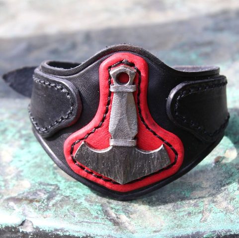 HAGAL, LEATHER BRACELET