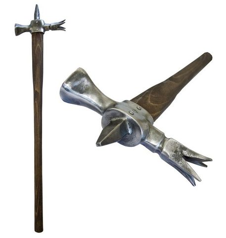 WAR HAMMER, TWO HANDED MEDIEVAL WEAPON