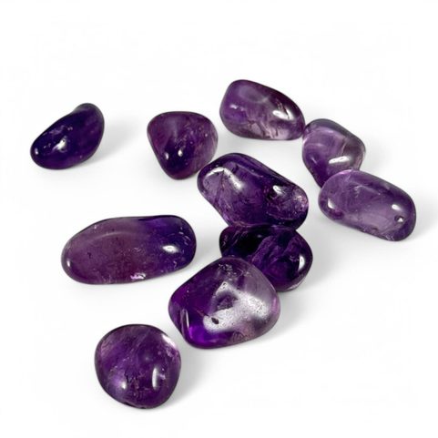 AMETHYST, BRAZIL - TUMBLED STONE