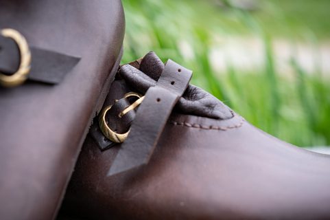 LOUIS, LEATHER MEDIEVAL SHOES