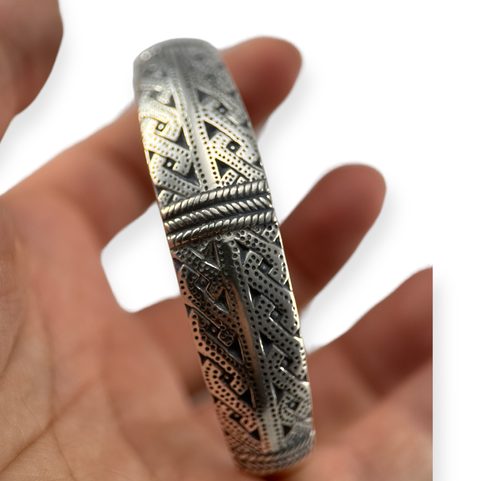 GOTLAND, VIKING BRACELET, SILVER 925/1000 39G