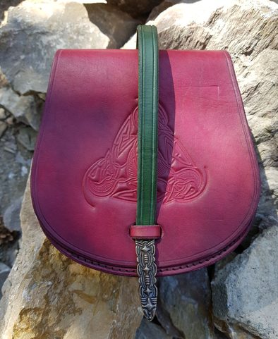 GOTLAND, VIKING LEATHER BAG