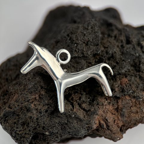 CELTIC HORSE, PENDANT, REPLICA, SILVER 925