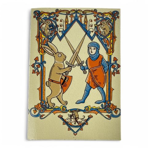 FIGHTING HARES, MAGNET, 57X80 MM