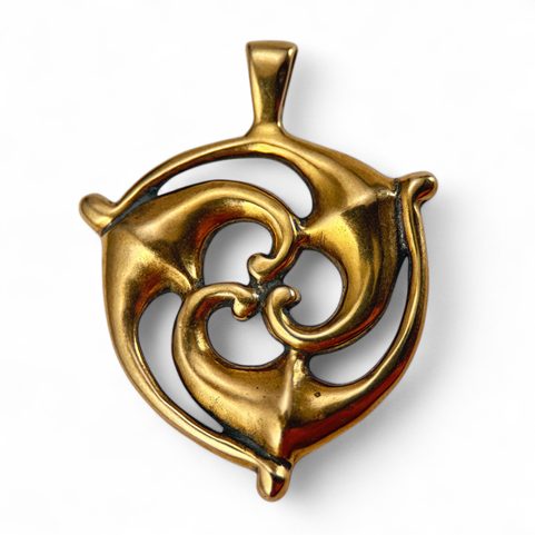 TRISKELION, SOUTHERN GALIA, PENDANT, BRONZE