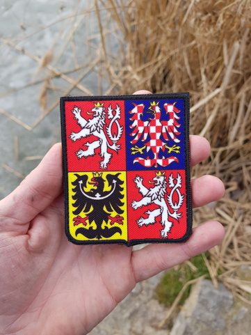 CZECH REPUBLIC - COAT OF ARMS, VELCRO PATCH