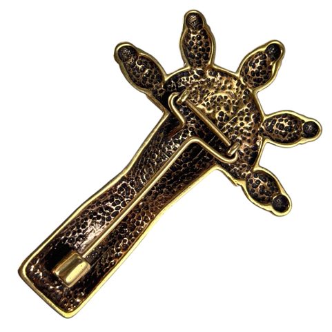 BRONZE GERMANIC FIBULA, 6TH CENTURY