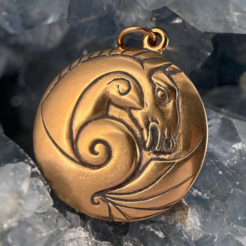 CELTIC HORSE AMULET BRONZE
