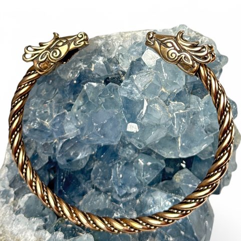 FIANNA, KELTISCHER HIRSCH, BRONZE-ARMBAND