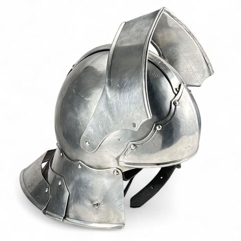 GERMAN SALLET, MEDIEVAL HELMET - ALUMINIUM