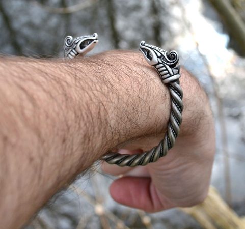 DREKI, WIKINGER-ARMBAND, ZINN