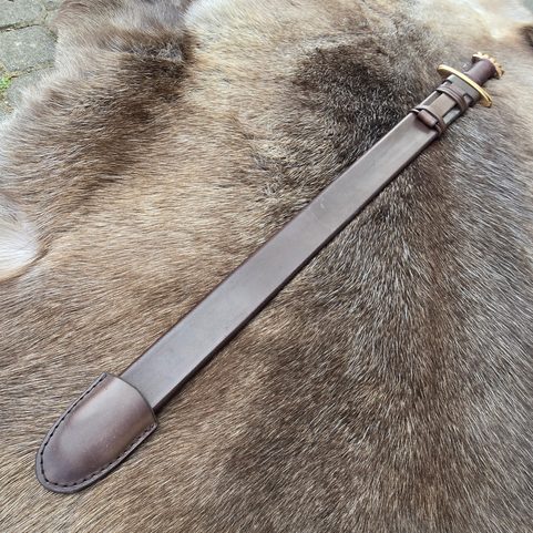 SCABBARD FOR VIKING SWORD, LEATHER