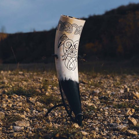 HUGINN ET MUNINN - CORNE À BOIRE
