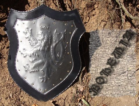 DECORATIVE SHIELD, BOHEMIA