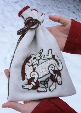 VIKING POUCH WITH A BEAST, RINGERIKE