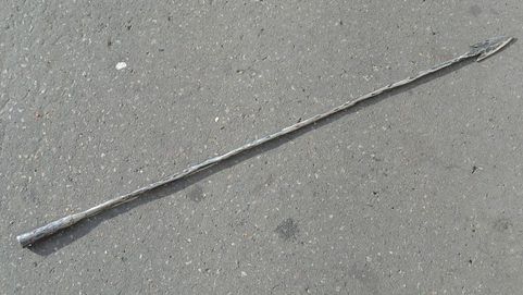 LONG CELTIC SPEAR, REPLICA LA TENE, BOHEMIA, SHARP REPLICA