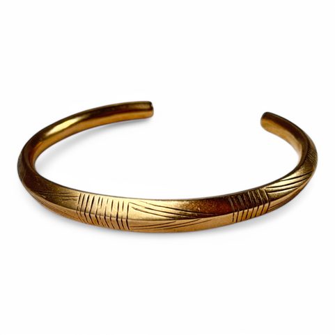 GROOVED BRACELET, BRONZE