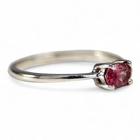 LORIEN, BAGUE, TOURMALINE ROSE, ARGENT 925/1000