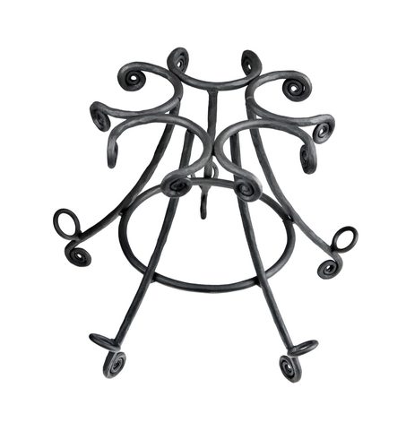 SET OF 5 HORNS,  0,4 L AND STAND