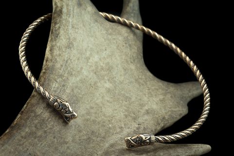 BEAST FROM GOTLAND,  VIKING TORQUES - BRONZE
