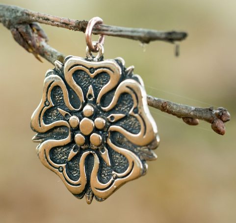 ROSE, HOUSE OF ROSENBERGS, PENDANT, BRONZE