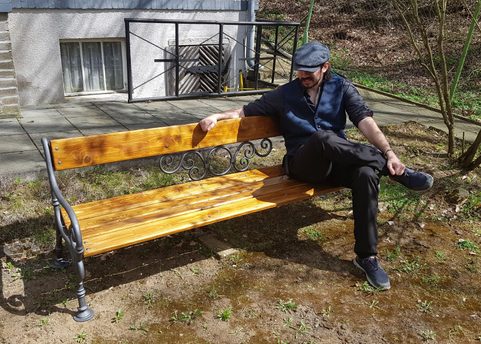 ART NOUVEAU PARK BENCH