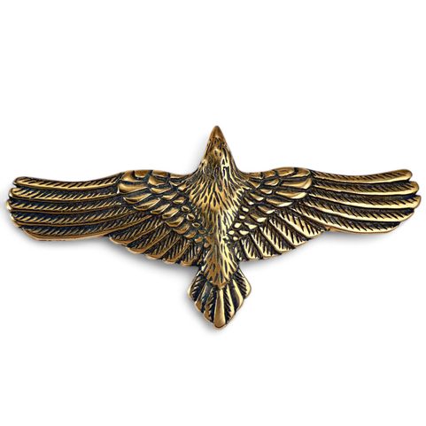 FLYING CROW - RAVEN PENDANT, BRONZE
