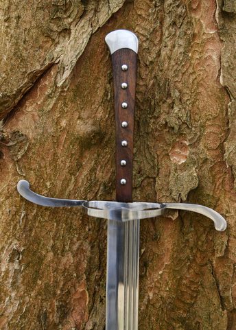 GERMAN LANGMESSER WITH LEATHER SHEATH 1510