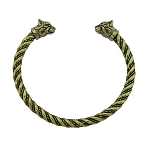 CAITLIN, CELTIC CAT, BRACELET, BRASS