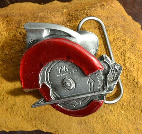 POWER SAW BELT BUCKLE