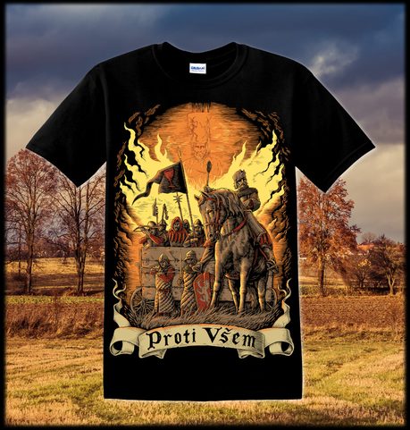 AGAINST ALL, T-SHIRT, COLOURED