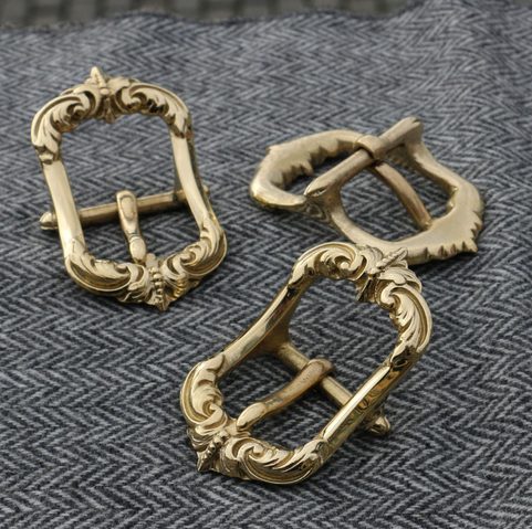 PORTOS, BELT BUCKLE, BRASS