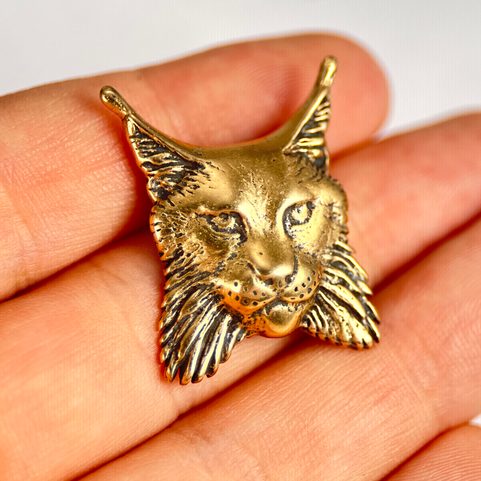 LYNX, PENDENTIF, BRONZE